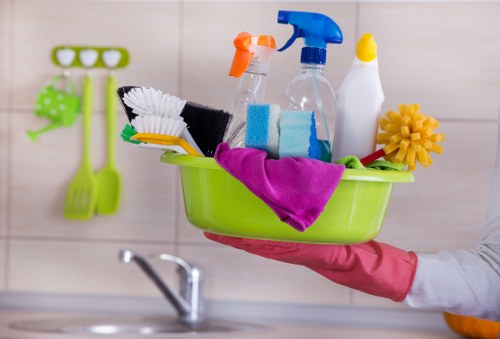 Local cleaners completing a move in clean in Lambeth before furniture is unpacked