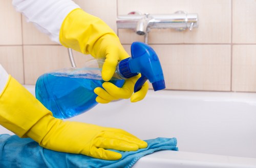 Professional cleaning equipment used on office carpets in Lambeth