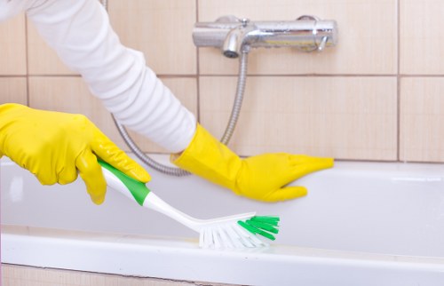 Kitchen and bathroom domestic cleaning in a Lambeth property