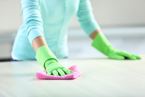 Low-carbon van used for local carpet cleaning visits