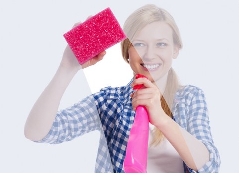Deep cleaning a corner sofa in a Lambeth property