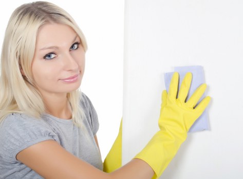 Post-construction dust removal in a Lambeth flat kitchen